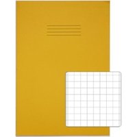 RHINO 13 x 9 Oversized Exercise Book 80 Page, Yellow, S10 Pack of 10