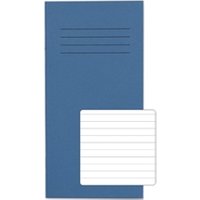 Rhino 32 Page 8mm Lined Exercise Book Light Blue 8 x 4 inches 100 Pack