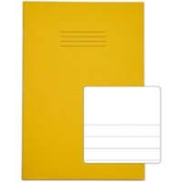 Project Book Top Blank Bottom 13mm Ruled Yel low Pack 100 3P