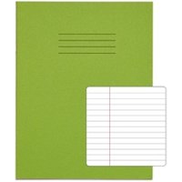RHINO 9 x 7 Exercise Book 80 Page, Light Green, F6M Pack of 10