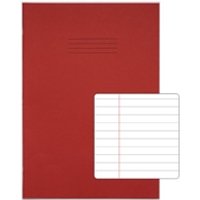 RHINO 13 x 9 Oversized Exercise Book 48 Page, Red, F8M Pack of 10