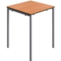 Fully Welded Classroom Table 600x600x710 Beech
