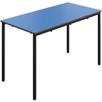 Fully Welded Classroom Table 1200x600x710 Blue