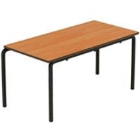 Titan Crush Bent Frame Table 1100x550x530mm BeechBlack KF70456 KF70456