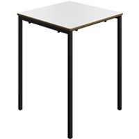 Titan Fully Welded Classroom Table|600x600x760|White-Black