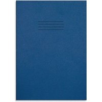 RHINO A4 Special Exercise Book 80 Page Dark Blue Cream Paper B Pack 10