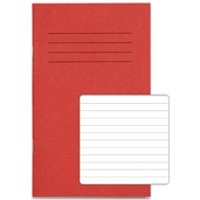 RHINO A6+ Exercise Book 48 page Red F7 (Pack of 100) - Exercise Books - Compact Exercise Books