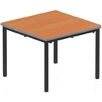 Titan|Flat Pack Classroom Table|600x600x460|Beech-Black