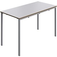 Titan Fully Welded Classroom Table|1200x600x710|Grey-Grey