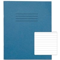 RHINO 8 x 6.5 Exercise Book 48 Page Light Blue F8 Carton of 100