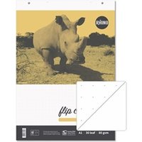 Rhino A1 Educational Dotted Flip Chart Pad 30 Leaf 20mm Dotted With Pl