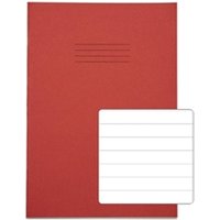 RHINO A4 Exercise Book 48 page, Red, F12 Pack of 10 PVEX681-109-2