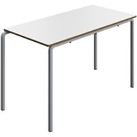 Titan Crush Bent Frame Table|1200X600X710|White-Grey