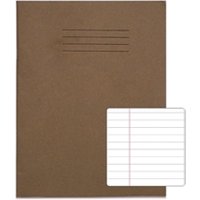 RHINO 9 x 7 Exercise Book 80 Page, Grey, F8M Pack of 10 PVEX554-258-0