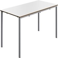 Titan Fully Welded Classroom Table 120cm x 60cm White-Grey