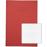 RHINO A4 Exercise Book 80 Page, Red, S5 Pack of 10 PVEX668-2215-8