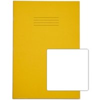 RHINO A4 Exercise Book 64 Page, Yellow, B Pack of 10 PVEX677-1365-8