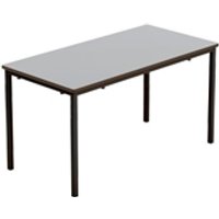 Titan Fully Welded Frame Table 1100x550x590mm GreyBlack KF70498