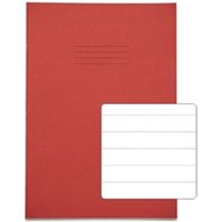 RHINO A4 Exercise Book 48 page, Red, F15 Pack of 10 PVEX681-150-4