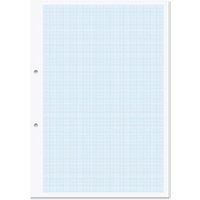 RHINO A4 Punched Graph Paper 500 Leaf, 1:5:10 Graph Ruling (Pack of 5)