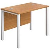 Goal Post Rectangular Desk 1000X600 Nova Oak
