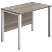 Goal Post Rectangular Desk 1000X600 Grey Oak