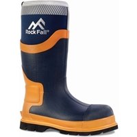 Rock Fall RF290 Silt Neoprene Safety Wellington Blue 9 RF290009