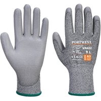 Portwest Vending MR Cut PU Palm Glove 3XL Gry Pack of 24 POW30511