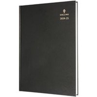 Euroffice Enjoy 94% Discount on Collins Academic Diary A4 Day Per Page Black 20252026