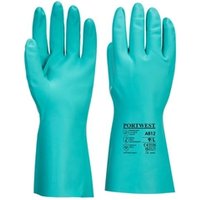 Portwest Nitrosafe Plus Chemical Gauntlet S Green Pack of 12 POW32446