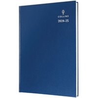 Euroffice Enjoy 94% Off Collins A4 Blue Academic Diary Day Per Page 20252026