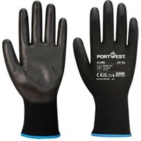 Portwest Touchscreen PU XS Blk Pack of 12 POW38119