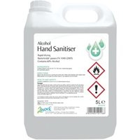 2Work Alcohol Hand Sanitiser 5L PK2 - Cleaning Fluids - Hand Sanitiser
