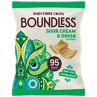 24 Pack | Boundless Sour Cream & Onion Chips 23g