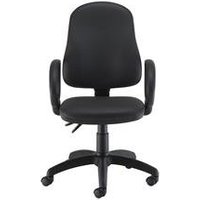 Calypso II High Back Chair with Fixed Arms - CH2800PU+AC1002