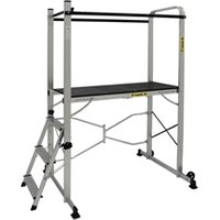 Climb-It Folding Work Platform Steel Handrails 994mm Aluminium EP990Y