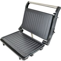 Lloytron KitchenPerfected Health Grill/Panini Press Black/Steel LY2701