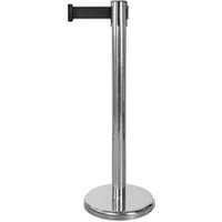 Economy Flexi Barrier Stand Base Chrome AN800003