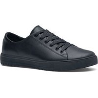 Shoes For Crews Unisex Old School Leather Trainer Black 4 SFC13912
