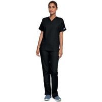 Cherokee Unisex Scrub Top Black XL CH4700BLACXL WIS24726