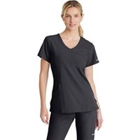 Skechers Womens V-Neck Scrub Top Pewter 2XL SK102PEWT2XL WIS11692