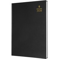 Euroffice Enjoy 95% Off Collins A4 Black WeektoView Desk Diary 2026