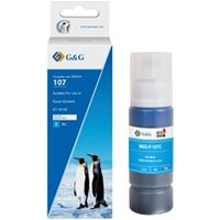 G+G Compatible Epson 107 Cyan Ink Bottle C13T09B240