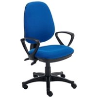 TC Office Versi 2 Lever Operator Chair With Fixed Arms - Royal Blue