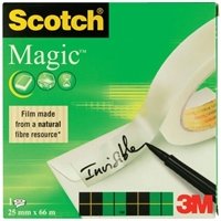 Scotch® Magic Tape 25 mm x 66 m 1 Roll/Pack - Magic Tape - Invisible Tape