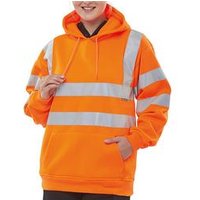 Beeswift Pull On Hoody Hi Vis Sweatshirt Orange 3XL BSSSH25OR3XL