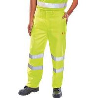 Beeswift High Visibility Fire Retardant Anti Static Trousers Saturn