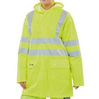 Beeswift Fire Retardant Anti-Static High Visibility Jacket Yellow L