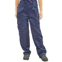 Beeswift Ladies Polycotton Trousers Navy Blue 28 LPCTHWN28 BSW05413