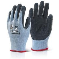 Beeswift Multi-Purpose Latex Palm Coated Gloves Black S MP1BLS
